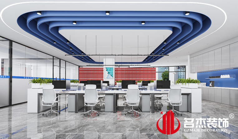 開放辦公區(qū)裝修設(shè)計(jì)效果